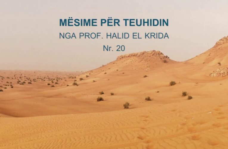 TEUHIDI 20 Prof. Halid El Krida