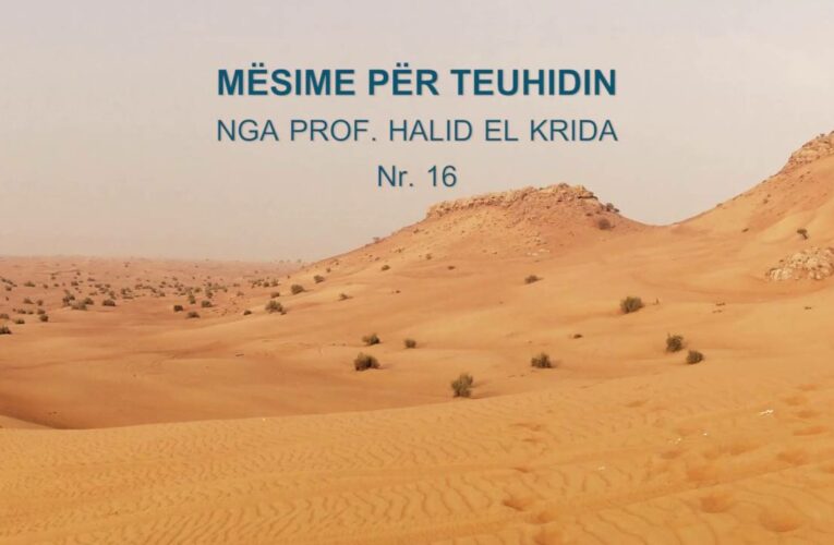 TEUHIDI 16 Prof. Halid El Krida