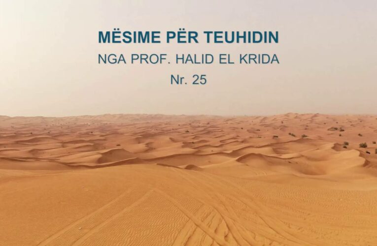 TEUHIDI 25 Prof. Halid El Krida